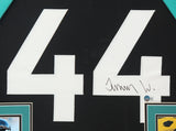 Travon Walker Signed Jacksonville Jaguars Custom Framed Jersey Display (Beckett)