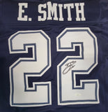 EMMITT SMITH AUTOGRAPHED SIGNED PRO STYLE XL JERSEY W/ BECKETT
