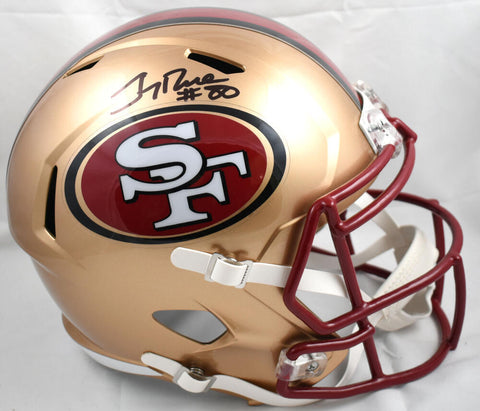 Jerry Rice Autographed San Francisco 49ers F/S 96-08 Speed Helmet - Fanatics