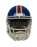 Talanoa Hufanga Autographed Denver Broncos Throwback Replica Helmet BAS COA