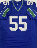 Seahawks BRIAN BOSWORTH Signed Custom Replica Seattle Jersey AUTO - BAS