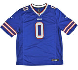 Keon Coleman Signed Buffalo Bills Nike Limited Blue NFL Jersey