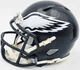 JASON KELCE AUTOGRAPHED SIGNED EAGLES BLACK SPEED MINI HELMET BECKETT QR 232726