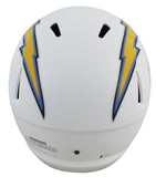 Chargers Joey Bosa Signed Flat White Full Size Speed Rep Helmet BAS Witnessed