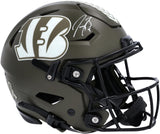 Joe Burrow Cincinnati Bengals Signed 2022 Salute Service Flex Authentic Helmet
