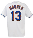 Billy Wagner (NY METS) Signed White Custom Baseball Jersey (SCHWARTZ SPORTS COA)