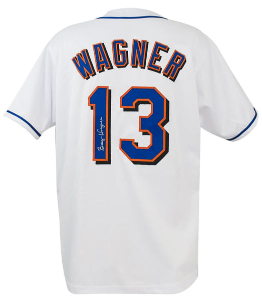 Billy Wagner (NY METS) Signed White Custom Baseball Jersey (SCHWARTZ SPORTS COA)