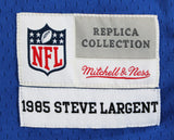 Seahawks Steve Largent "HOF 95" Signed Blue Mitchell & Ness Jersey BAS #BT57749