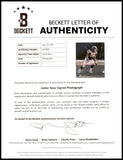 Junior Seau Autographed 8x10 Photo San Diego Chargers Beckett BAS #AE16605