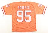 Elijah Roberts Signed Tampa Bay Buccaneers Creamsicle Throwback Jersey (Beckett)