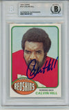 Calvin Hill Autographed 1976 Topps #131 Trading Card Slab Beckett 57126