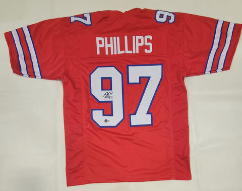 JORDAN PHILLIPS SIGNED AUTOGRAPHED PRO STYLE XL CUSTOM JERSEY BECKETT QR