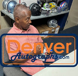 Tony Dorsett Autographed Dallas Cowboys 1976 Mini Helmet Beckett Witness 51264