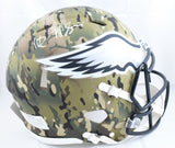 Nick Sirianni Howie Roseman Signed Eagles F/S Camo Speed Authentic Helmet - BAW