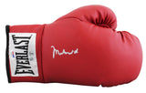 Muhammad Ali Authentic Signed Red Everlast Boxing Glove BAS LOA #AE13529