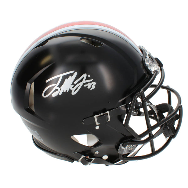 Terry McLaurin Autographed Buckeyes Black Alternate Authentic Helmet Beckett
