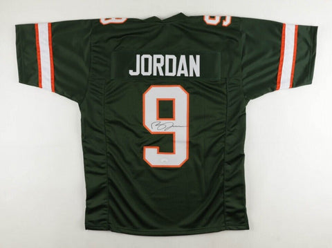 Brevin Jordan Signed Miami Hurricanes Jersey (JSA Sig. Debut COA) Houston Texans
