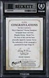 Antonio Tarver Signed 2011 Ringside Boxing Round Two Autos #AAT1 Card BAS Slab
