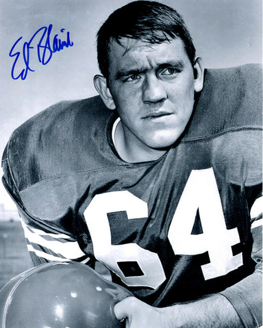 Packers Guard ED BLAINE Signed 8x10 Photo #2 AUTO - 1962 NFL Champ