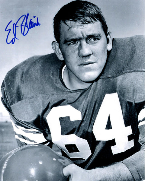 Packers Guard ED BLAINE Signed 8x10 Photo #2 AUTO - 1962 NFL Champ