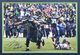 Bobby Wagner Autographed Framed 12x18 Photo Seahawks "Go Hawks!" MCS Holo #64045