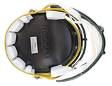 Packers Sterling Sharpe "HOF 25" Signed F/S Speed Rep Helmet W/ Case BAS Witness