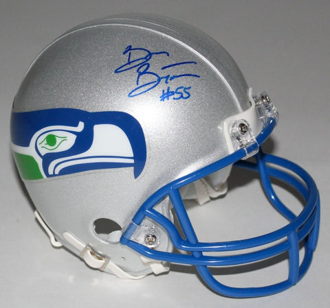 Brian Bosworth Signed Seattle Seahawks Throwback Mini-Helmet (JSA COA)