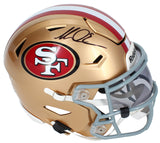 Mike Evans Autographed San Francisco 49ers Speedflex Midi Helmet Beckett