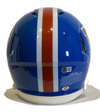 John Elway Autographed/Inscribed 1987 NFL MVP Retro D Pro Helmet BAS COA