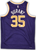 SUNS KEVIN DURANT AUTOGRAPHED PURPLE NIKE ICON EDITION JERSEY SIZE 52 BECKETT
