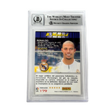 Ronaldo Nazario Signed 2004-05 Panini Megacracks La Liga #179 - Beckett Witness