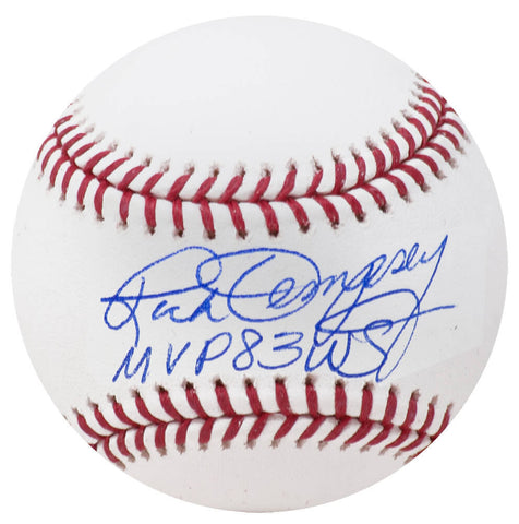 Rick Dempsey Signed Rawlings Official MLB Baseball w/83 WS MVP - (SCHWARTZ COA)