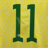 Gabriel Martinelli Signed Brazil FC Home Soccer Jersey #11 with Beckett COA