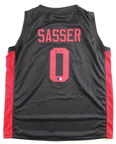 Marcus Sasser Signed Houston Cougar Jersey (Beckett) 2023 ACC Senior Point Guard