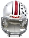 CJ C. J. Stroud Autographed Ohio State Mini Helmet (Smudged) Beckett WN55787