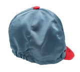 Ron Turcotte, Steve Cauthen & Jean Cruguet Signed Triple Crown Silk Blue/Red Hat