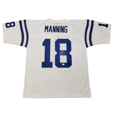 Peyton Manning Signed Colts 2006 White Mitchell & Ness Throwback Jersey Fanatics