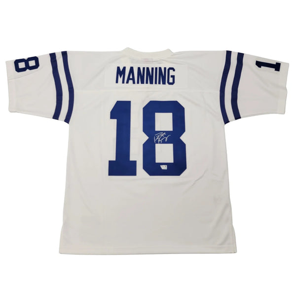 Peyton Manning Signed Colts 2006 White Mitchell & Ness Throwback Jersey Fanatics