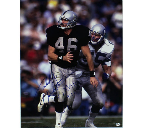 Todd Christensen Signed Las Vegas Raiders Unframed 16x20 Photo with Insc