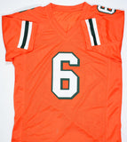 Santana Moss Autographed Orange College Style Jersey w/ 2000 OPOY -BeckettW Holo