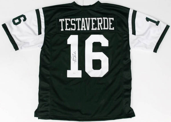 Vinny Testaverde Signed New York Jets Jersey (JSA) #1 Overall Draft Pick 1987 QB