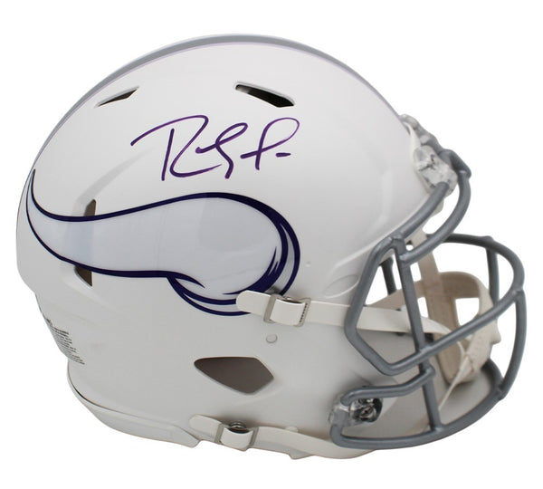 Randy Moss Signed Minnesota Vikings Speed Authentic Alternate White Helmet