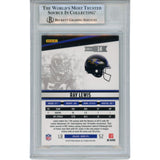 Ray Lewis Autographed/Signed 2012 Rookies & Stars #14 Trading Card Beckett 53060