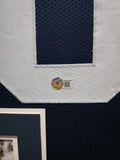 FRAMED PENN STATE NITTANY LIONS PAT FREIERMUTH AUTOGRAPHED JERSEY BECKETT HOLO