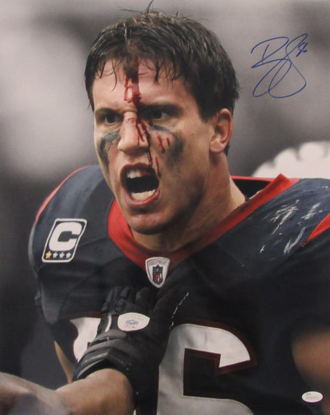 Brian Cushing Houston Texans Signed/Autographed 16x20 Photo JSA 211111