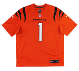 Ja'Marr Chase Signed Cincinnati Bengals Nike Game Orange NFL Jersey