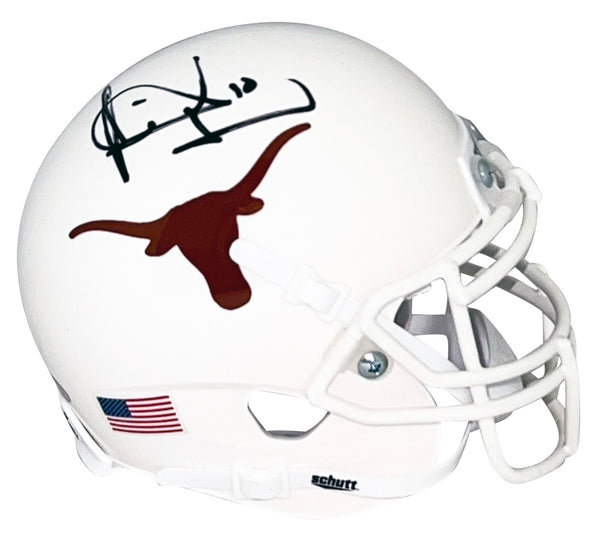 VINCE YOUNG AUTOGRAPHED TEXAS LONGHORNS MINI HELMET TRISTAR