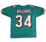 Ricky Williams Signed Miami Custom Teal Jersey with "Smoke Weed Everyday!" Inscr