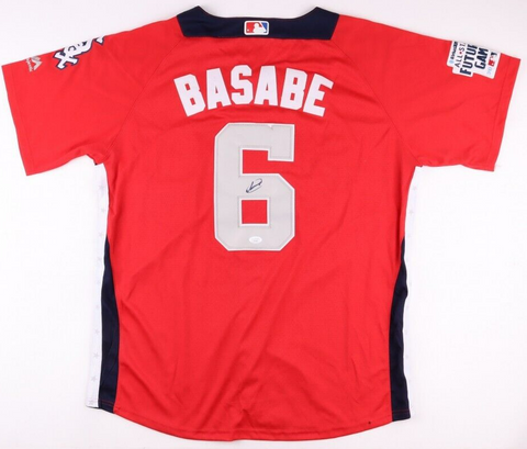 Luis Basabe Signed 2016 All Star Futures Game Jersey JSA COA White Sox Prospect