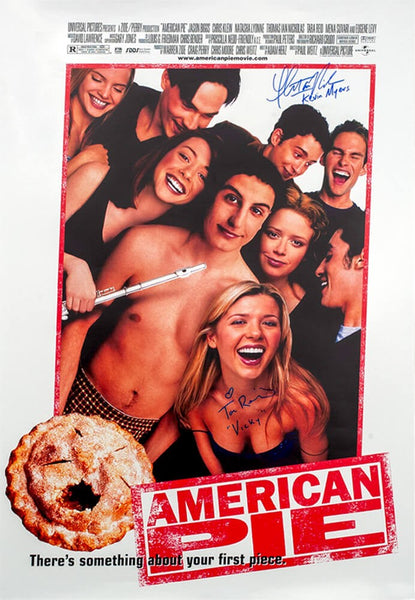 Tara Reid & Thomas Ian Nicholas Signed American Pie 27x40 Poster w/Names -SS COA